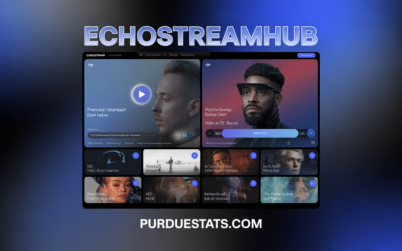 Echostreamhub: High-Quality Streaming Platform