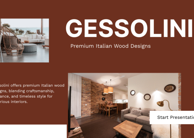 Gessolini: Premium Italian Wood Designs