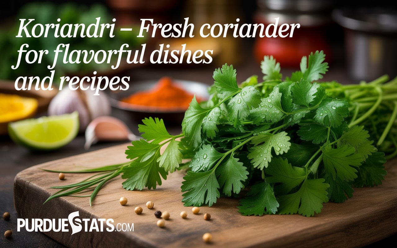 Koriandri – Fresh Coriander for Flavorful Dishes and Recipes