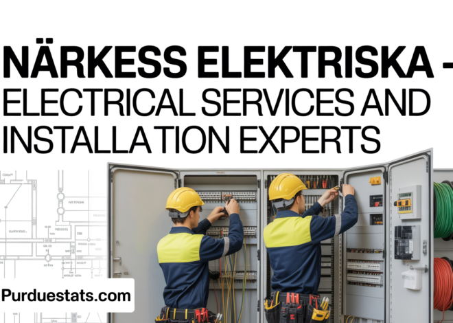 Närkes elektriska – Electrical Services and Installation Experts
