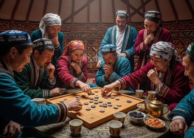 Çbiri: Traditional Central Asian Strategy Board Game
