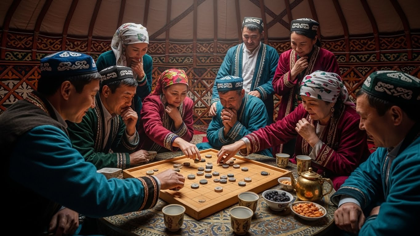 Çbiri: Traditional Central Asian Strategy Board Game