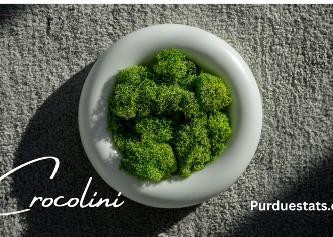 Crocolini: A Flavorful Hybrid of Broccoli and Chinese Broccoli