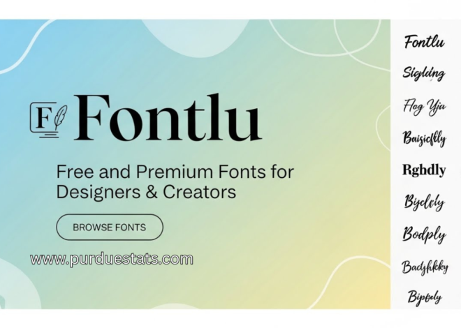 Fontlu: Free and Premium Fonts for Designers & Creators