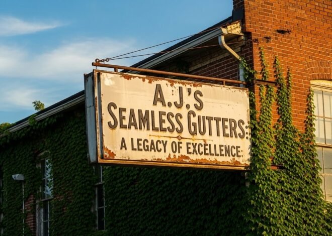 A.J.’s Seamless Gutters: A Legacy of Excellence