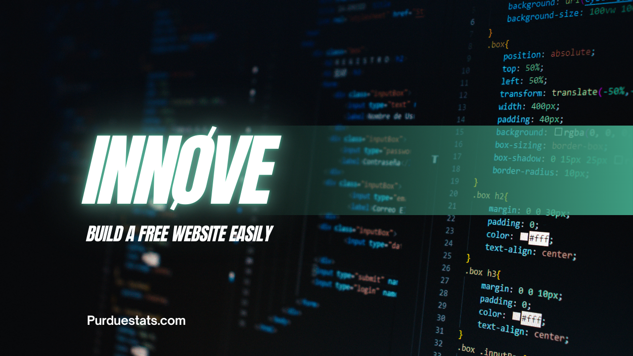 Innøve: Build a Free Website Easily