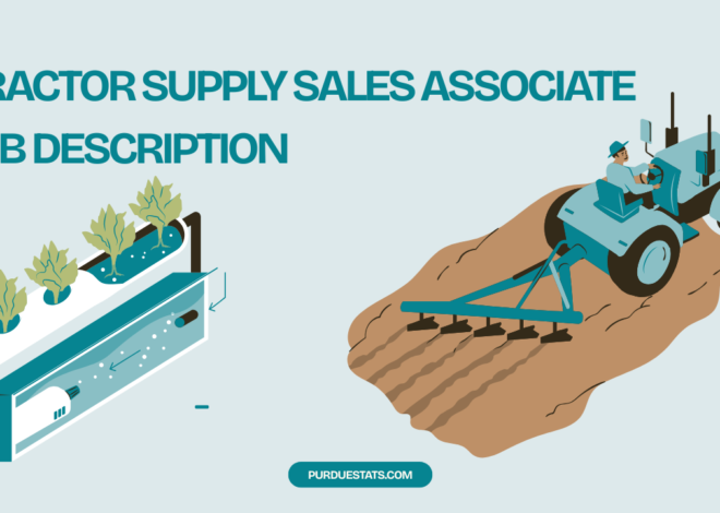 Tractor Supply Sales Associate Job Description: Role & Responsibilities