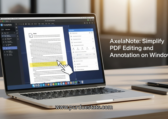 AxelaNote: Simplify PDF Editing and Annotation on Windows