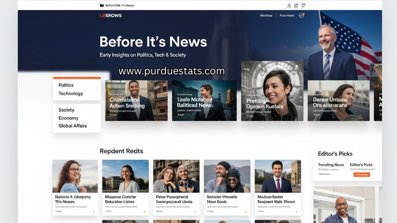 Before Its News – Early Insights on Politics, Tech & Society