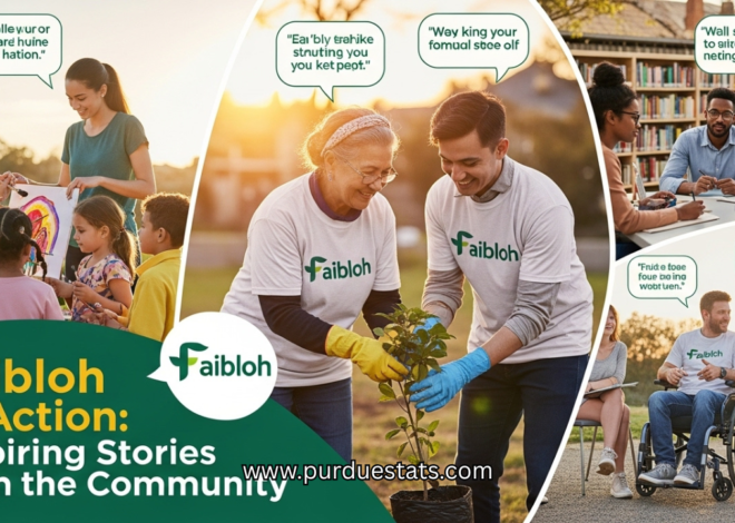 Faibloh in Action: Inspiring Stories from the Community