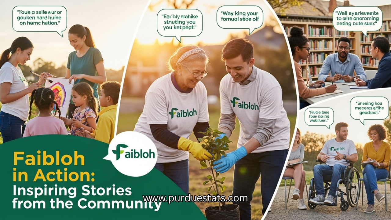 Faibloh in Action: Inspiring Stories from the Community