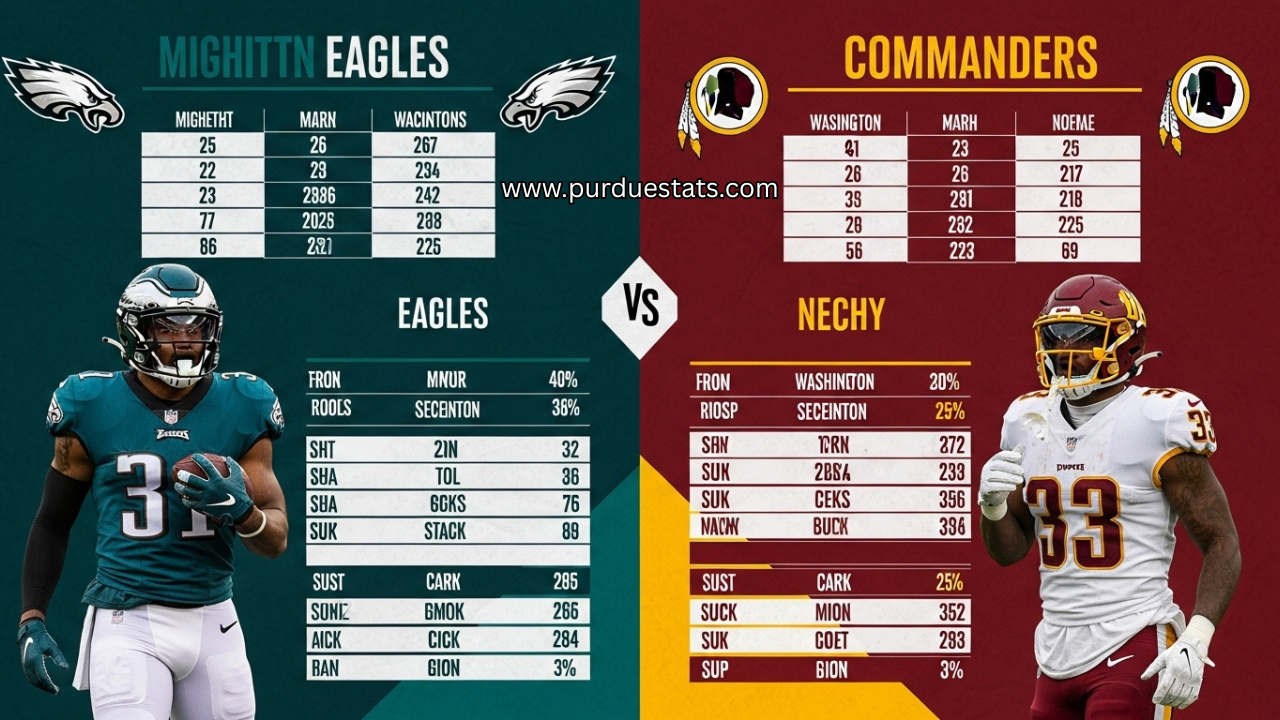 Philadelphia Eagles vs Washington Commanders Match Player Stats
