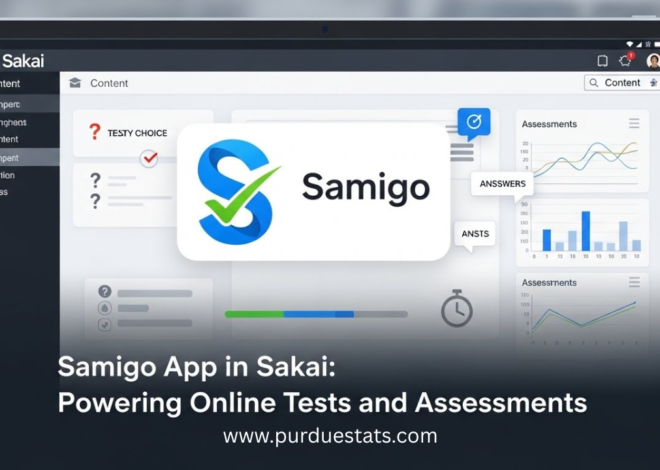 Samigo App in Sakai: Powering Online Tests and Assessments