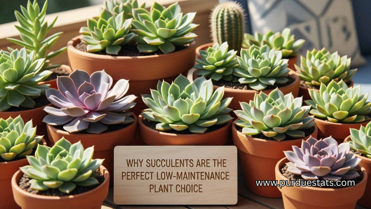Why Suçculent are the Perfect Low-Maintenance Plant Choice