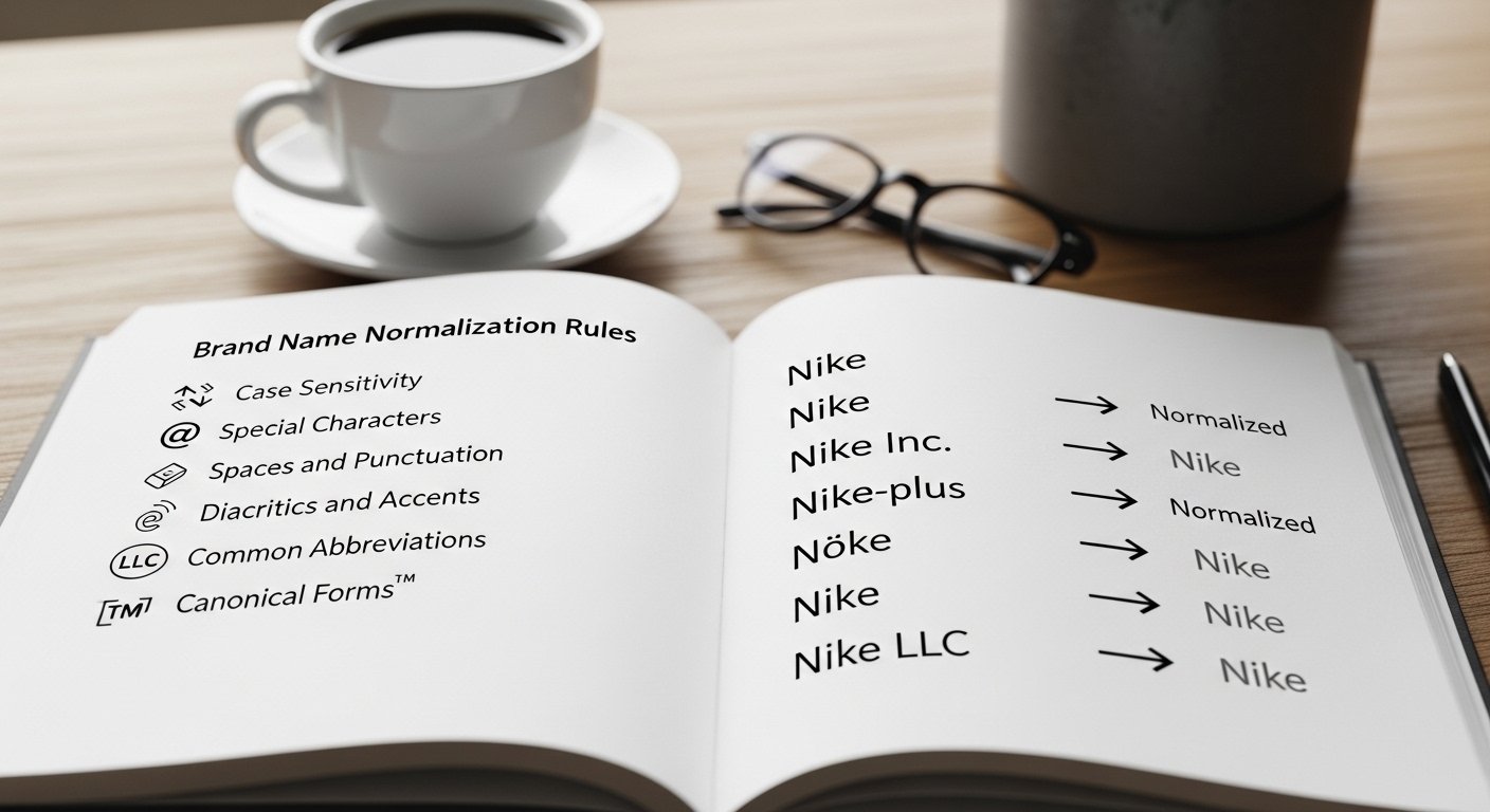 Brand Name Normalization Rules: Maintain Consistency