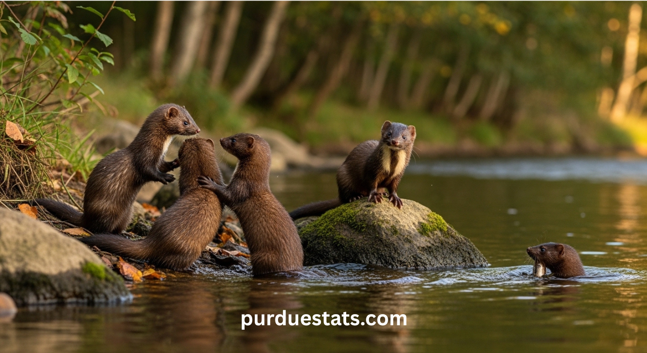 Exploring the Behavior and Social Structure of Wild EN Mink