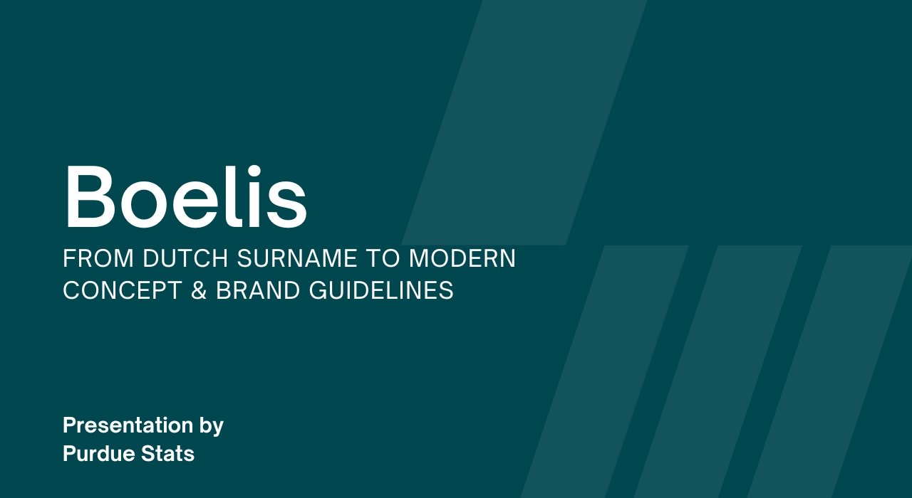 Boelis: From Dutch Surname to Modern Concept & Brand